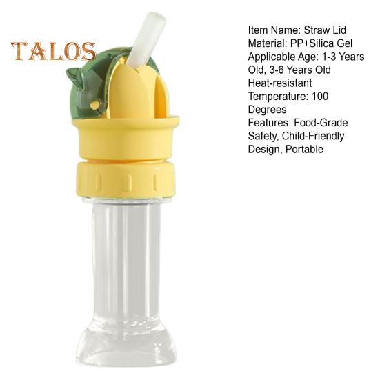 Beverage Water Bottle Straw Lid BPA-Free Twist Cap No Spill Silicone Cover Heat-Resistant Water Bottle Lid Compatible with Most Bottles