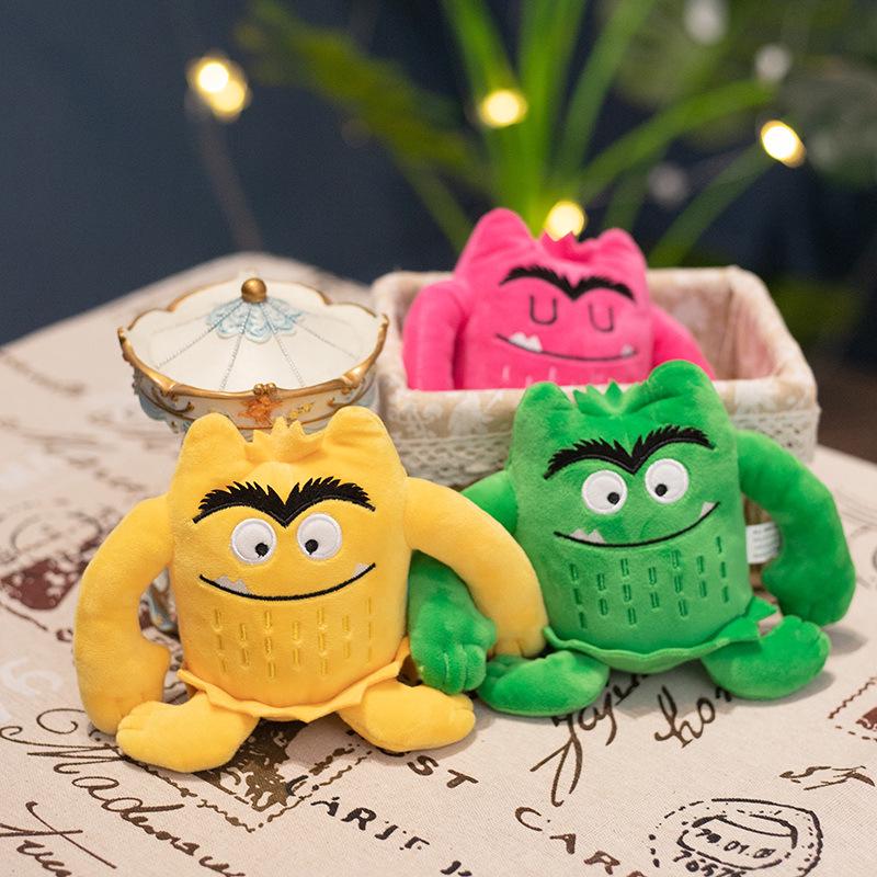 Multicolor Little Monster Plush Toy Hair Tie - 6 Fun Designs