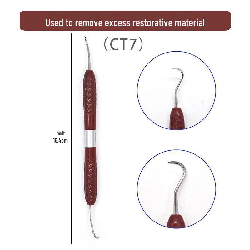 Κιτ Σύνθετης Ρητίνης Οδοντιατρικής Έμφραξης: Σετ 7 Αισθητικών Εργαλείων & Μαχαιριού Τρίμερ