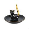 Cat Ring Holder Dish Decorative Animals Trinket Tray Jewelry Storage for Necklace Earrings