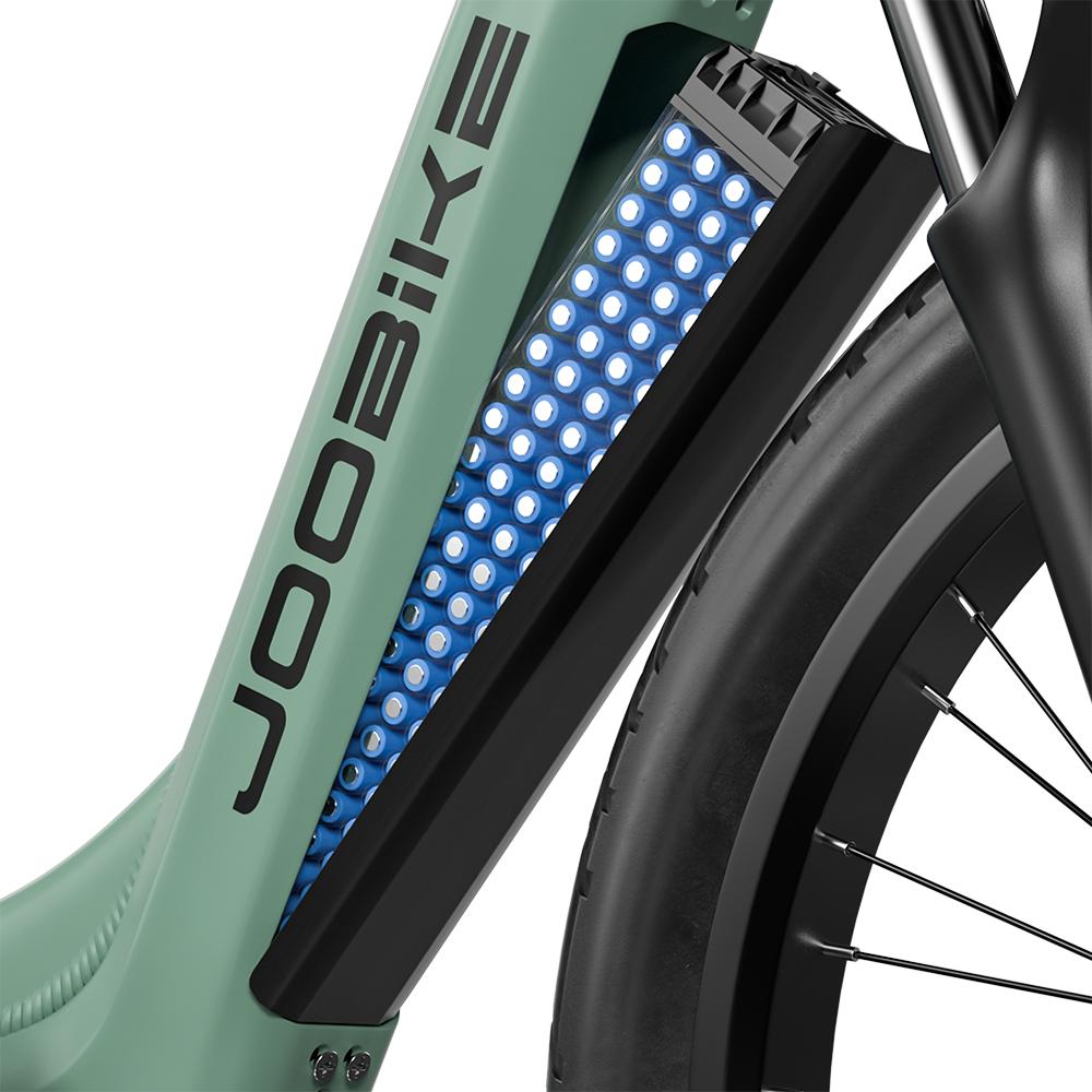 JOOBIKE JOO1 Vélo Électrique Adulte Moteur 1000W 48V 17.5AH Batterie Intégrée Frein à Huile Pneu Gros 26" E-Bike Adapté aux Zones Urbaines et Montagneuses
