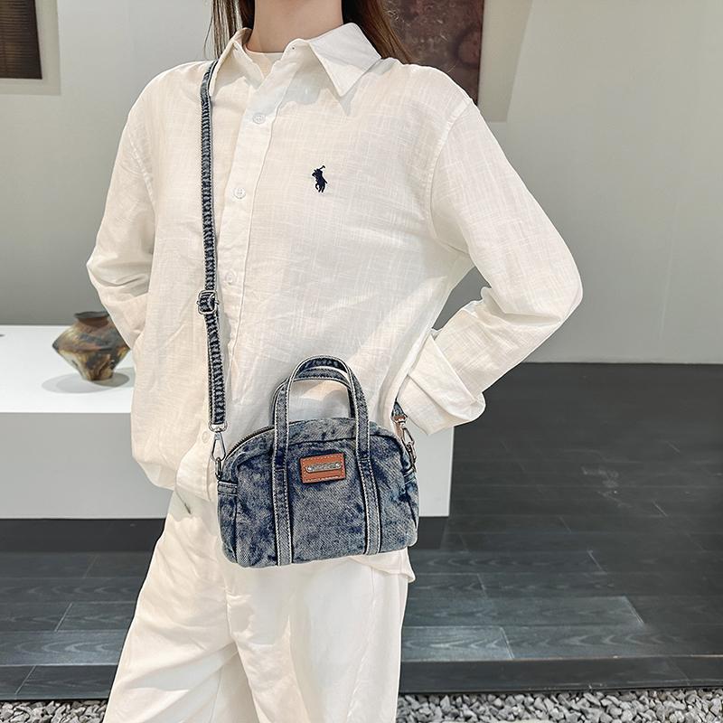 Handbag Women's Denim Vintage Shoulder Small Square Bag