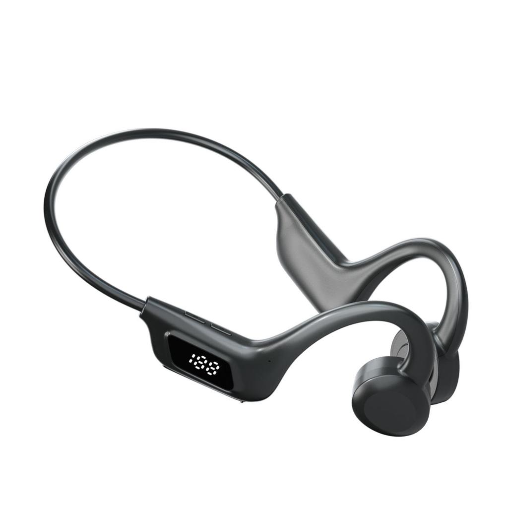 Wireless Bone Conduction Ear-hook Headphones with 3D Stereo, Noise Reduction, and Long Battery Life