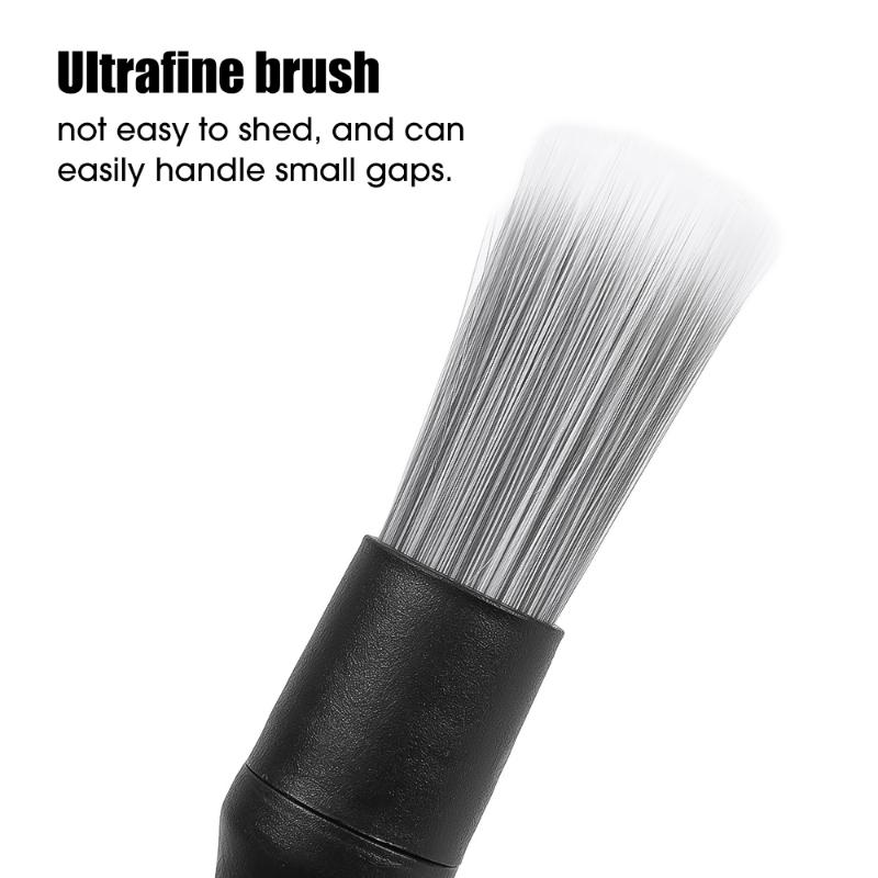 Auto Detailling Pinsel Weicher Auto Innenraum Detail Pinsel mit Synthetikborsten Auto Armaturenbrett Luftauslass Staubentfernung Werkzeuge Zubehör