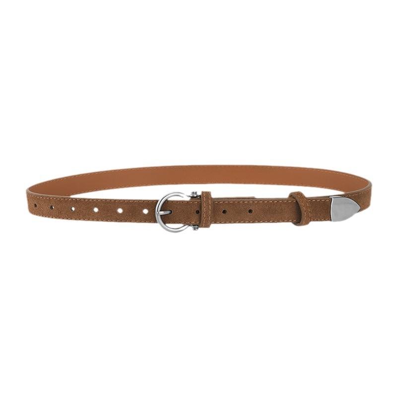 

New Simple Matte Belt Women s Pin Buckle Jeans Dress Versatile Decorative Belt Women s Style 105cm
