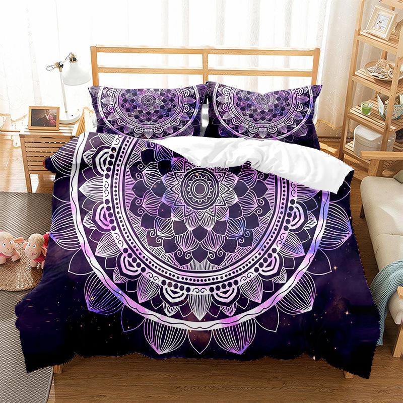 Fashion technology printing, 3D digital printing, bedding, duvet covers, pillowcases, three-piece sets