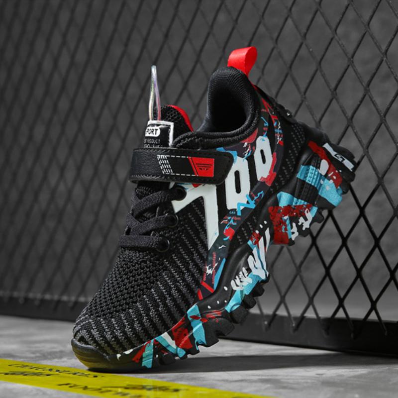 Kinder Sportschuhe für Jungen Laufschuhe Casual Sneaker Atmungsaktive Kindermode Schuhe Leichte Schuhe