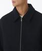 Musinsa Standard Wool Blend Minimal Blouson Jacket [Navy]