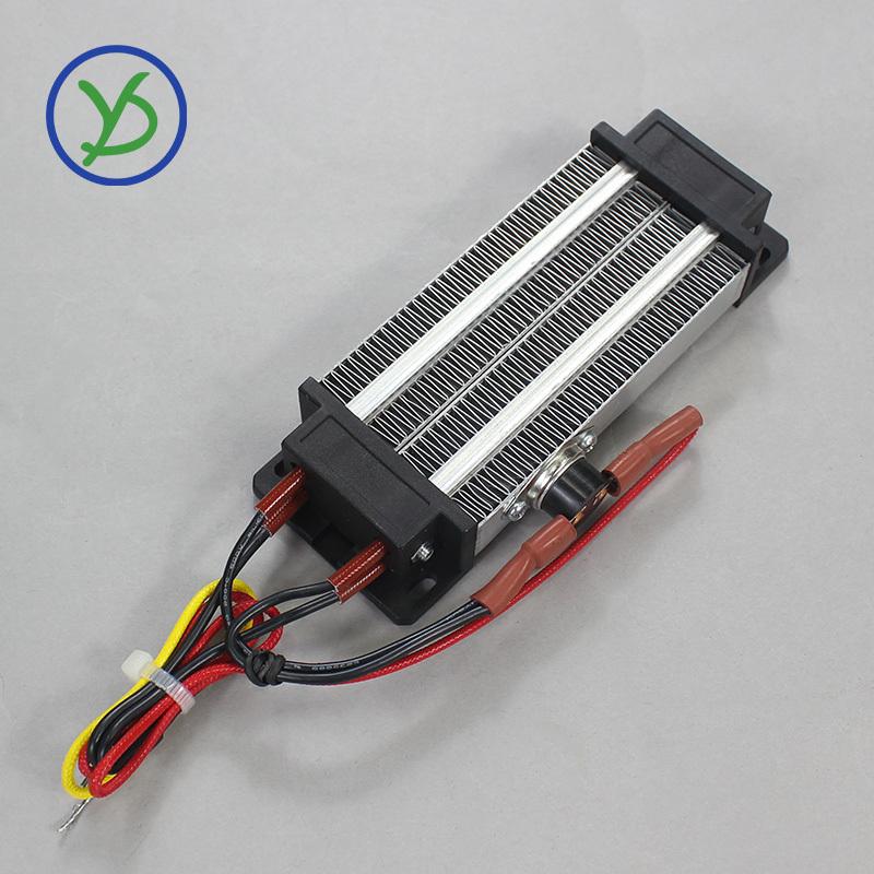 220V 500W Incubator Heater Thermostatic-Insulated PTC Ceramic Air Heater Heating Element Electric Heater 96A2 140*50mm