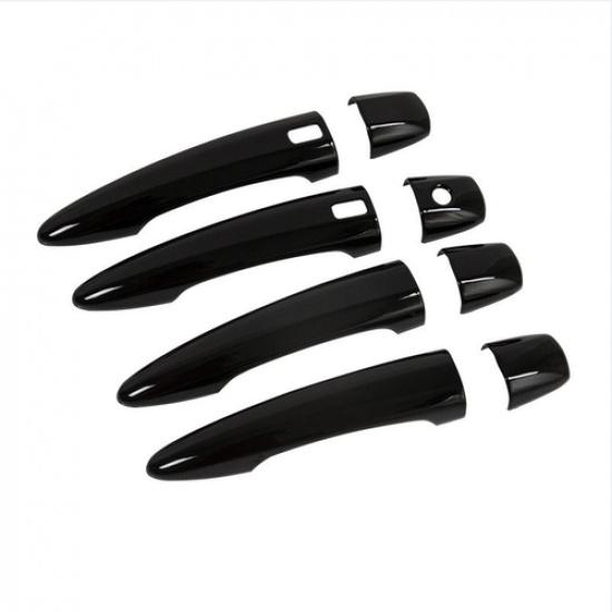 Bright black Front Door Handles Cover Trim 8pc For NISSAN PATHFINDER -2025