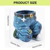 Q1FD Novelty Unique Jeans Flower Pot Container Lightweight Resin Planter Suitable For Patios Balcony Desktop Decoration