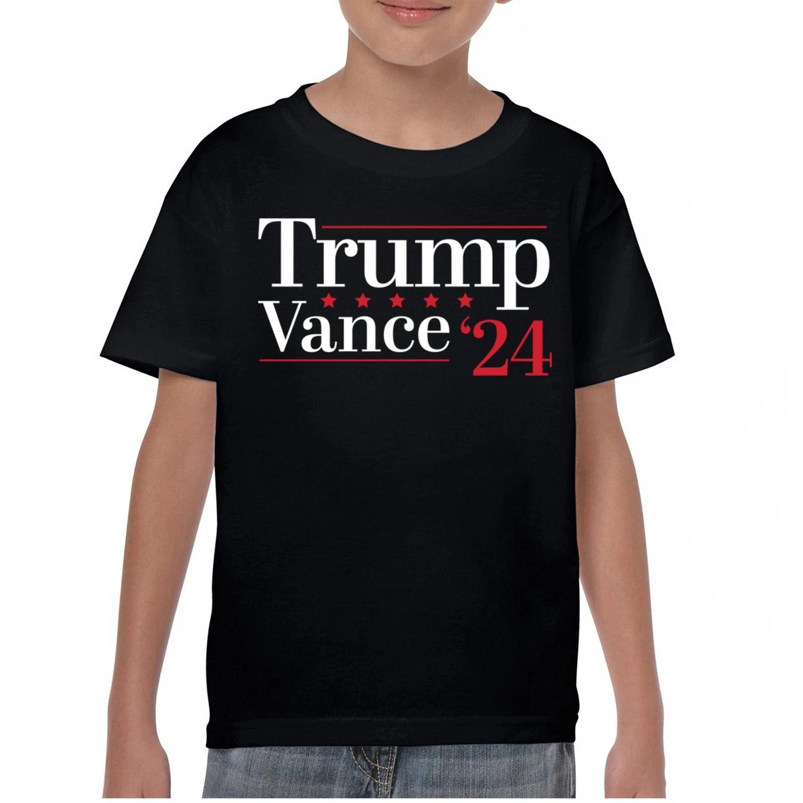 Donald Trump JD Vance 24 Youth kids boys T-Shirt Make America Great Again 2024 MAGA Kids 140