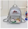 School bag Japanese ins girl mini cute backpack kindergarten class spring outing versatile sweet soft pu small backpack