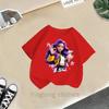 Summer Fashion Girls' Short Sleeved T-shirt Cute Printed Girls' Casual Versatile Top Cross Border