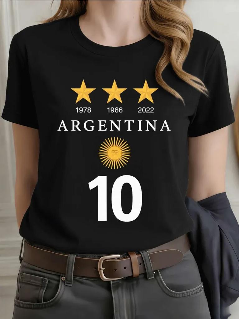 Argentina Stars' Number 10 Jersey