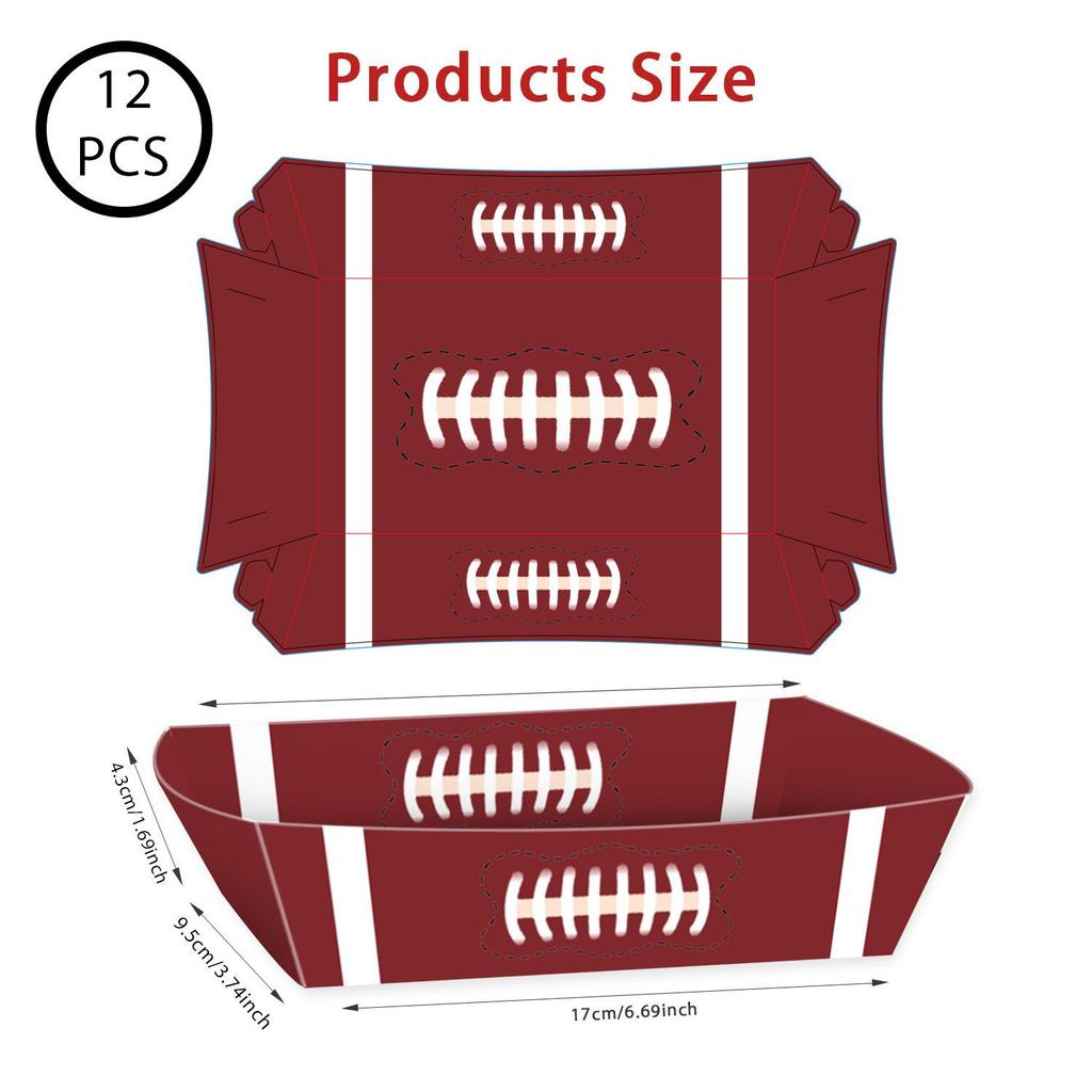 World Cup Football Theme Party Tray - Fried Chicken & Burger Box