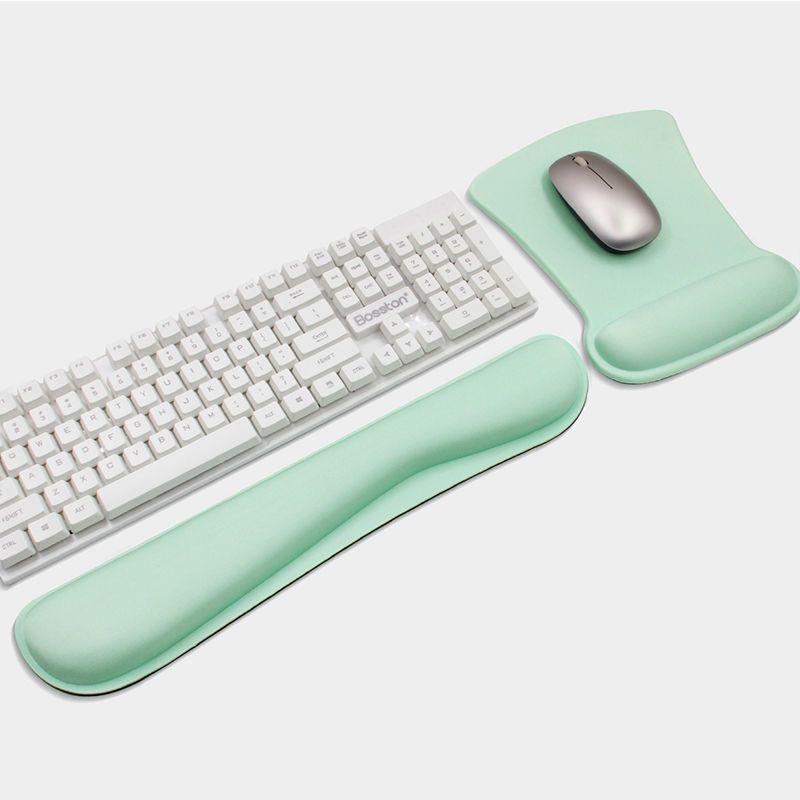 Silicone Wrist Protector & Keyboard Support Set: Mouse & Keyboard Pads for Men & Women