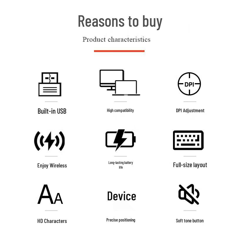 aigo MK1806 Wireless Ergonomic Keyboard and Mouse Set