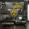 Custom Name,BVB 09 Wall Tapestry, Aesthetic Printed Fabric Blanket, Suitable for Bedroom, Living Room, and Home Decor.