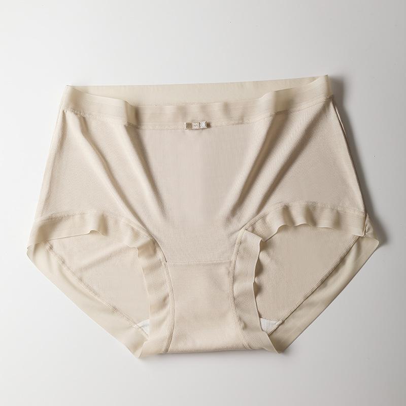 Female Spring and Summer Soft Waxy Comfortable High Elastic Pure Cotton Bottom Crotch Underwear