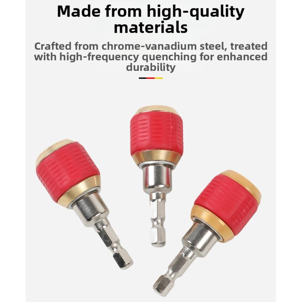 14 Inch Keyless Drill Bit Chuck Adapter Converter with Hex Shank Featuring Non Slip Grip for Precision and Ease of Use