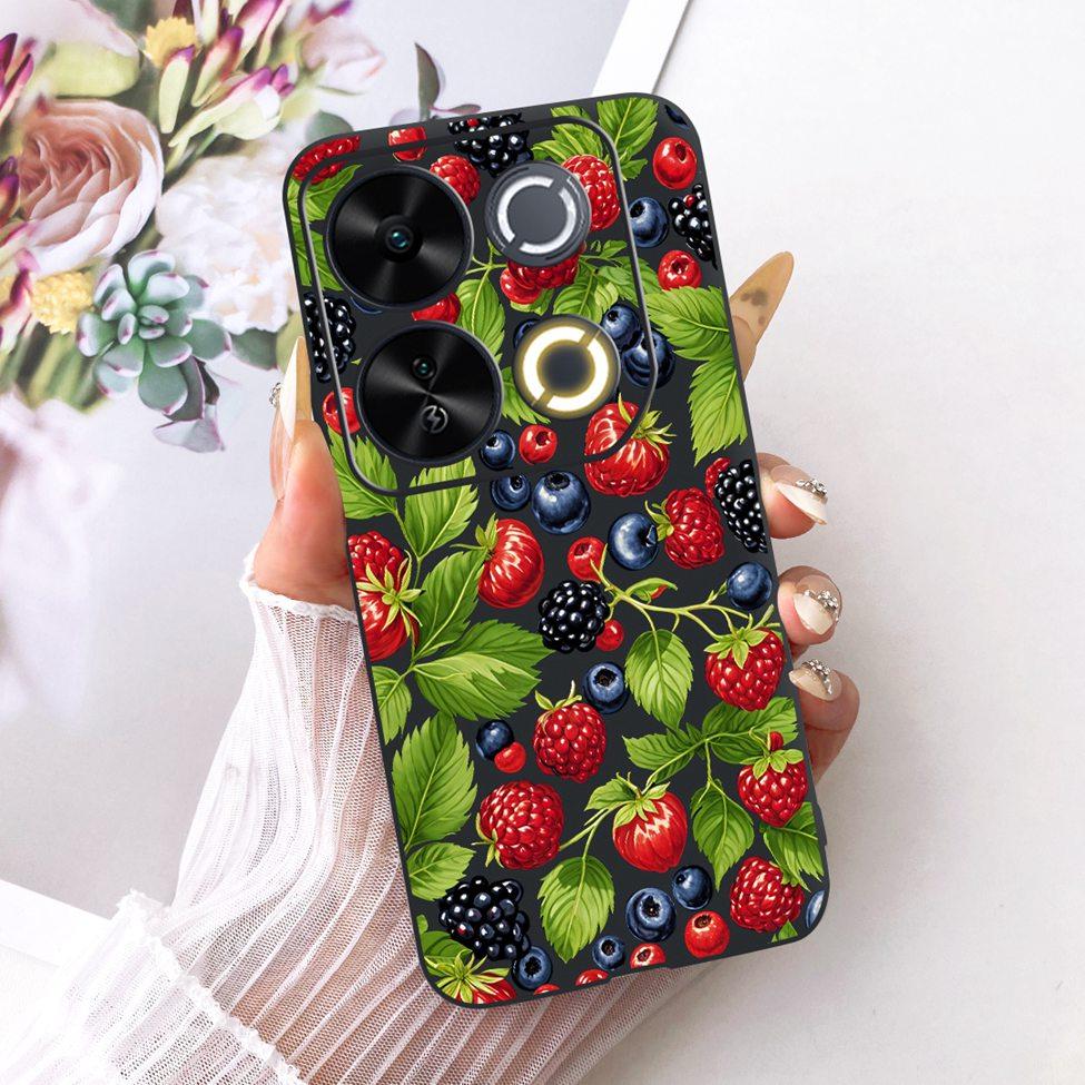 

For ITEL P65 4G Case Cover Cute Cat Luxury Fashion Butterfly Funny Painted Black Silicone Casing For P65 ITEL ITEL P65 4G