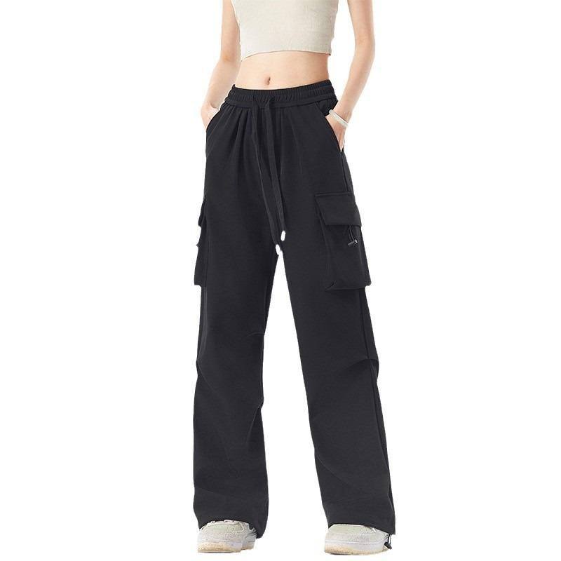 Outdoor autumn and winter new men's charging pants men's and women's hiking sports waterproof and windproof tooling casual wide-leg pants