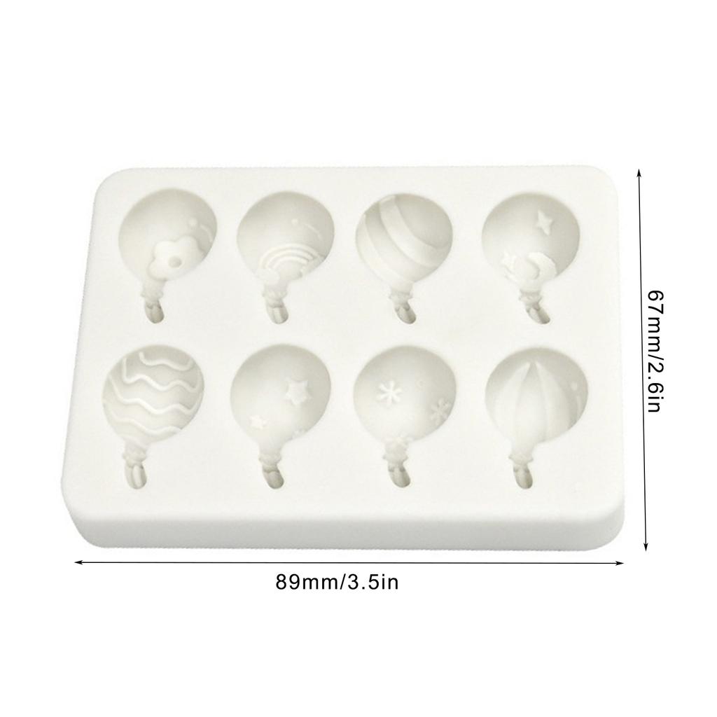 Balloon Shape Cake Decorating Mould Home Bakers Delight Balloon Shape Fondant Silicone Moulds for Cake Adornments