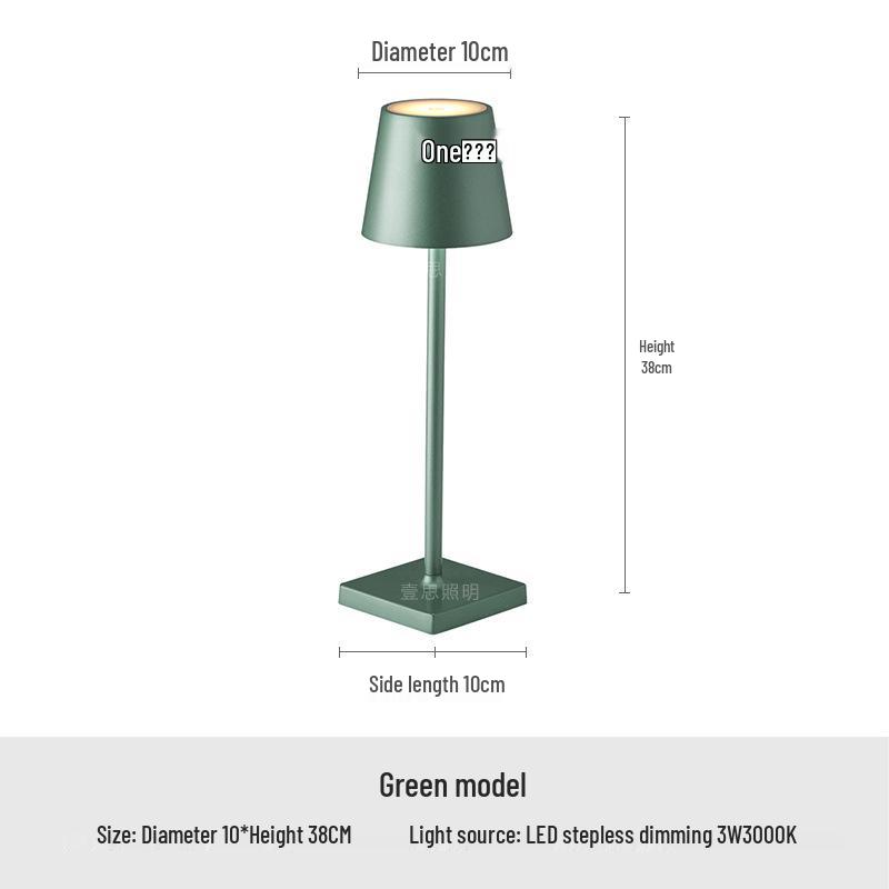 All-Aluminum USB Touch Bar Lamp: Modern Minimalist Night Light for Home or KTV