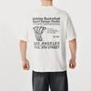 Men's Adidas T-Shirts Men's White Crew Neck Moderate Straight Fit