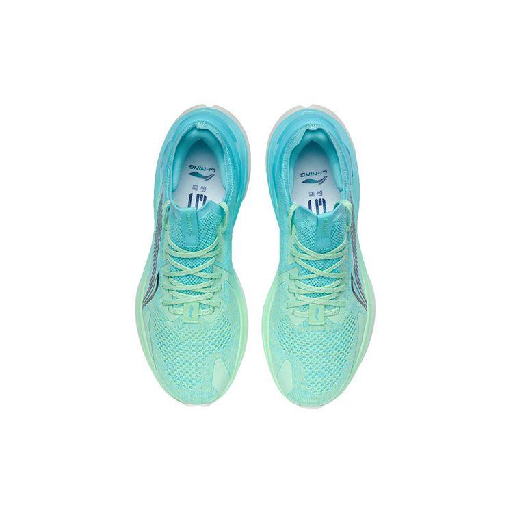 Li Ning Wu Shi 5S 1.0 Fabric Shock Absorption Non-Slip Wear-Resistant Low-Top Running Shoes Men sneaker Light-Blue ARHR071-10