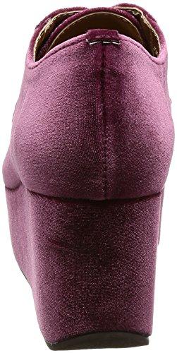 Nouvelle Vogue Relax Platform Lace-Up Boots, Pink, Size 22.5 cm