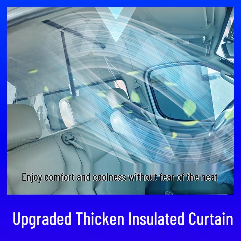 Air Conditioning Partition Curtain for Car Vans - Compatible with Wuling, Changan, Xiaokang, JAC, Jinbei, and Haise