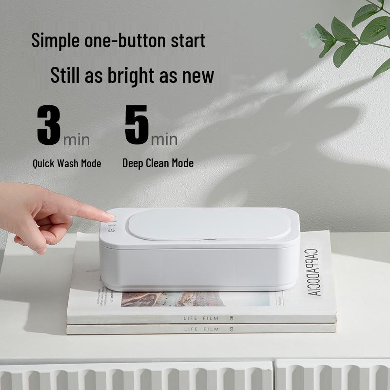 Multifunction Ultrasonic Cleaner for Jewelry, Retainers, and Contact Lenses
