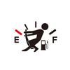 Fuel Tank Cap Sticker Tearable Waterproof Funny Sticker Personalized Reflective Car Sticker 1 /2Pcs