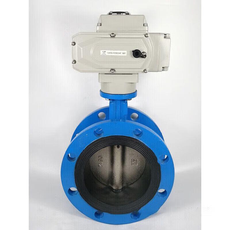 Electric Flanged Soft Seal Butterfly Valve