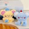 [HS]1Pc Cute Plush Mouse Doll Pendant Cartoon Stuffed Doll Toy Backpack Bag Pendant Car Key Chains For Women Girls Gift Bag Charm