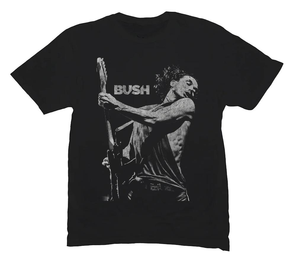 Hot! Bush Band Live In Tour Heavy Cotton Black All Size Shirt BT332 Unisex T-Shirt