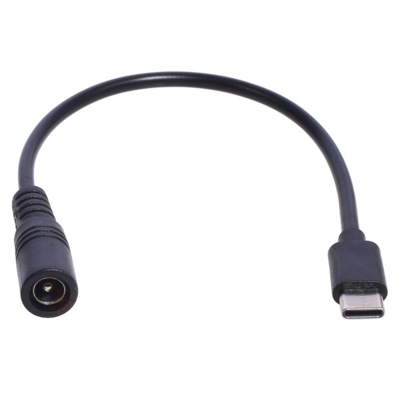 

Гнездо DC 5.5x2.1мм - Штекер USB Type C Удлинитель шнура питания Зарядный кабель Адаптер (5,5x2,1 мм на Type C) 1