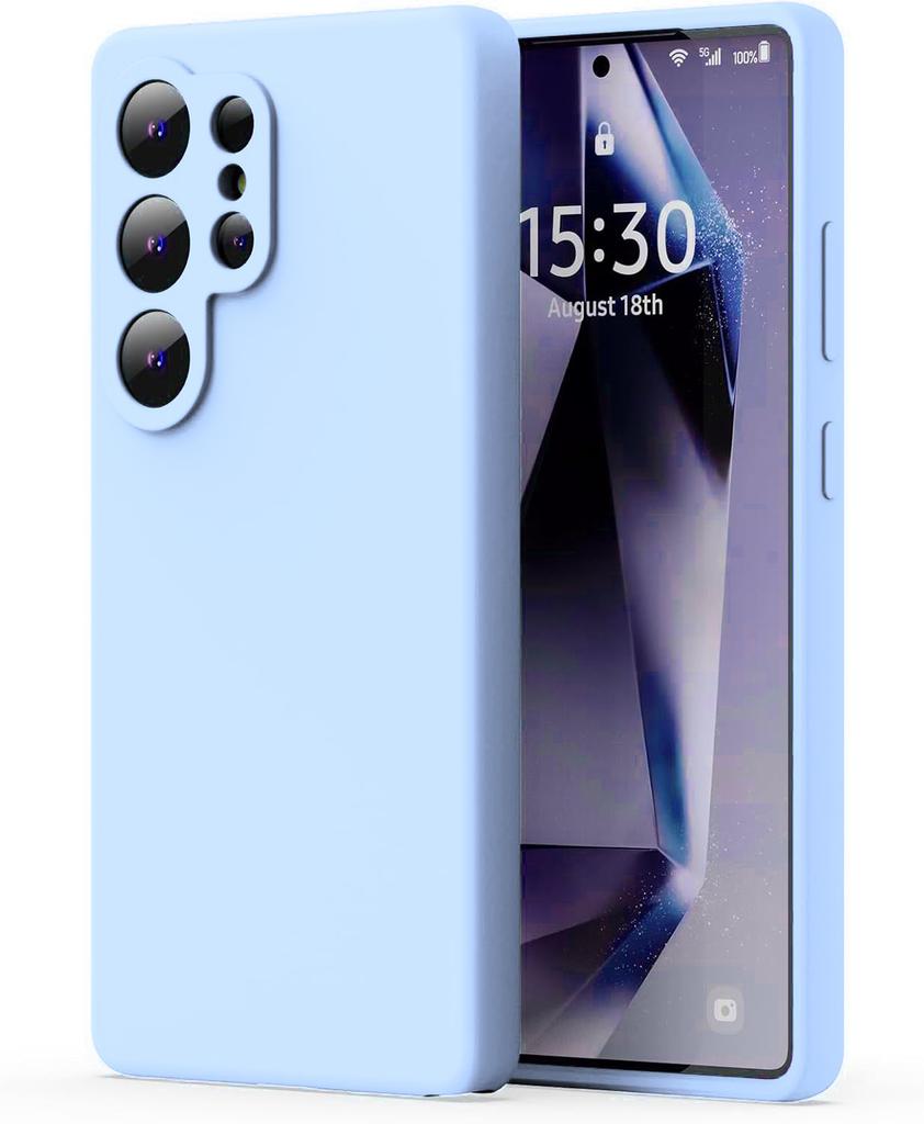 Applicable to Samsung S25Ultra mobile phone case s24Fe liquid silicone s23plus all-inclusive anti-drop s21 protective case +