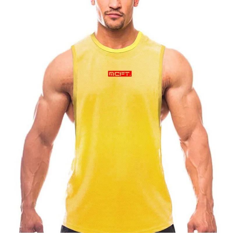 Do The Work  Gym Sports Workout Mesh Quick-drying Summer Bodybuilding Fitness Fashion Casual Brethable Mesh Mens Tank Top