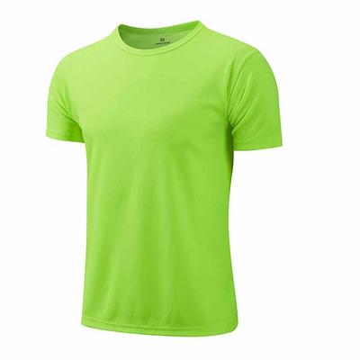 Mehrfarbiges, schnell trocknendes, kurzärmliges Sport-T-Shirt, Fitnessstudio-Trikots, Fitness-Shirt, Trainer, Lauf-T-Shirt, atmungsaktive Sportbekleidung für Herren