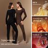 Women's 2025 Herbal Warm Thin Invisible Base Layer - Skin Beautifying Heat-Generating Autumn Clothing Set