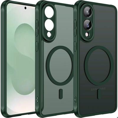Etui ochronne - BOOLING - do Samsung Galaxy S25 Edge - Hybrydowe - Odporne na wstrząsy - Zielone Nocne