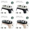 Pet Food Bowls Set With Antispill Elevated Design For Cats And Dogs