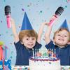 Inflatable Microphone toy Assorted Colors Blow Up Microphone Props Lightweight Singing Activity Decoration For Musical Concert