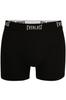 EVERLAST Men's Boxer Shorts Cotton Logo Black Set of 4