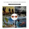 Women Sunglasses Vintage Style Thickened Lenses Leopard Print Fashion Cat Eye Women Sunglasses for Female