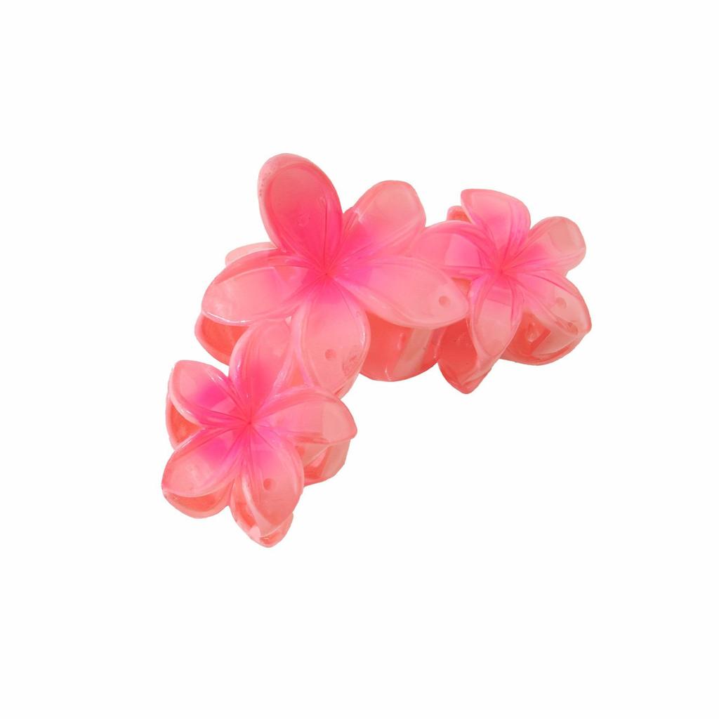 Retro Floral Petal Claw Hair Clip for Women - Large Volume Flower Hair Accessory