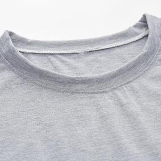 2 Pcs/Set Women Suit O Neck Solid Color Loose Simple Pants Suit for Daily Wear